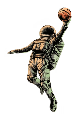 Astronaut hero visual